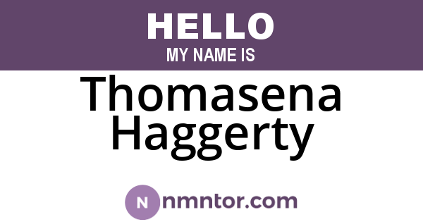 Thomasena Haggerty