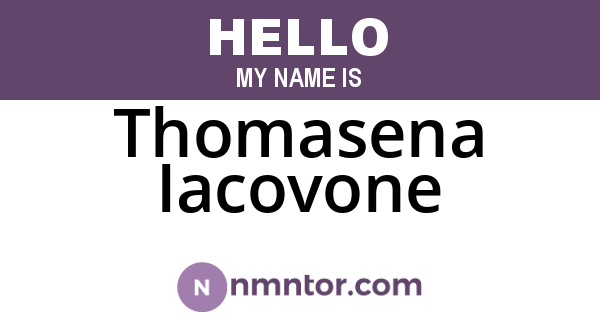 Thomasena Iacovone