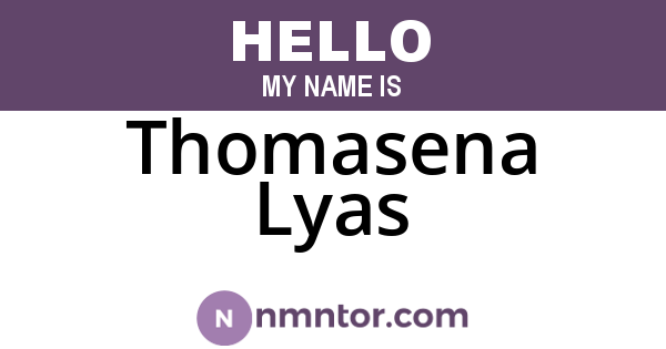 Thomasena Lyas