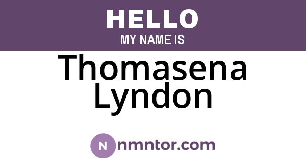 Thomasena Lyndon