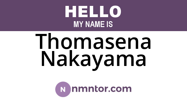 Thomasena Nakayama