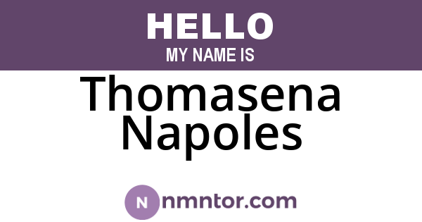Thomasena Napoles