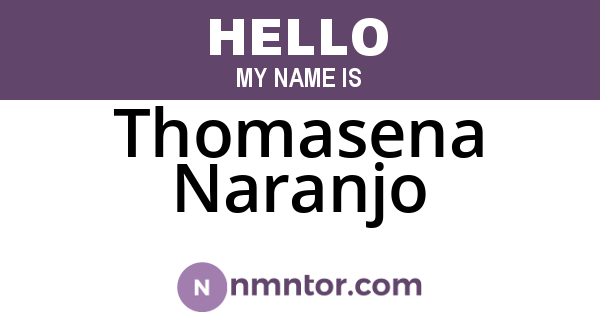 Thomasena Naranjo