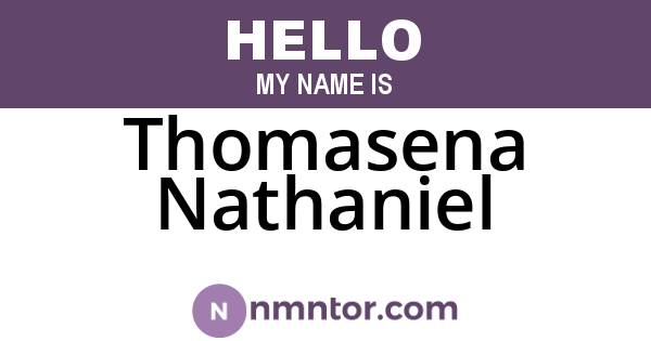 Thomasena Nathaniel
