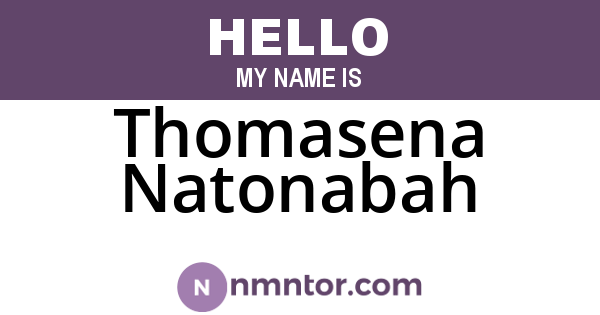 Thomasena Natonabah