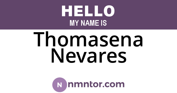 Thomasena Nevares