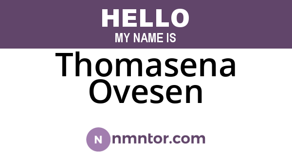 Thomasena Ovesen
