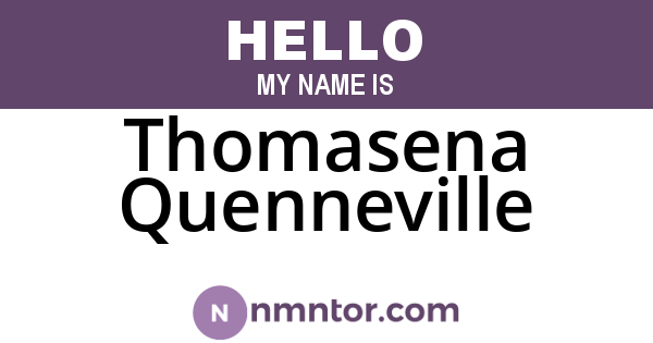 Thomasena Quenneville