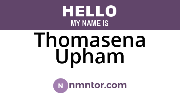 Thomasena Upham
