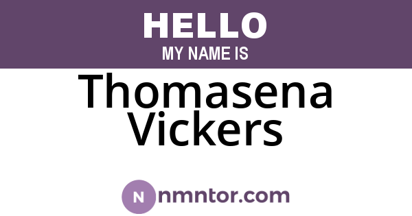 Thomasena Vickers