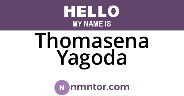 Thomasena Yagoda