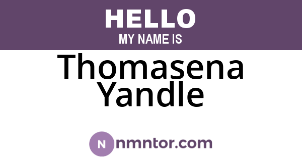 Thomasena Yandle