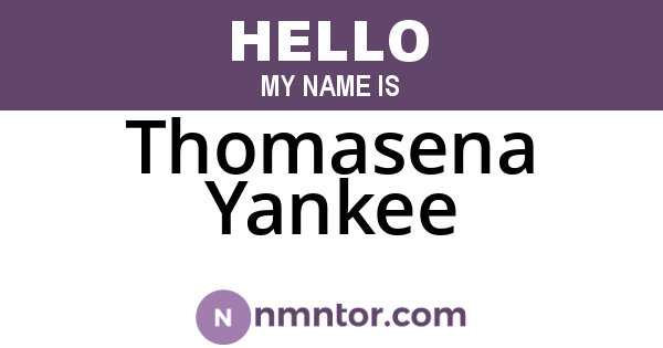 Thomasena Yankee