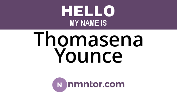 Thomasena Younce
