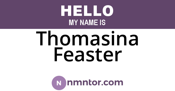 Thomasina Feaster