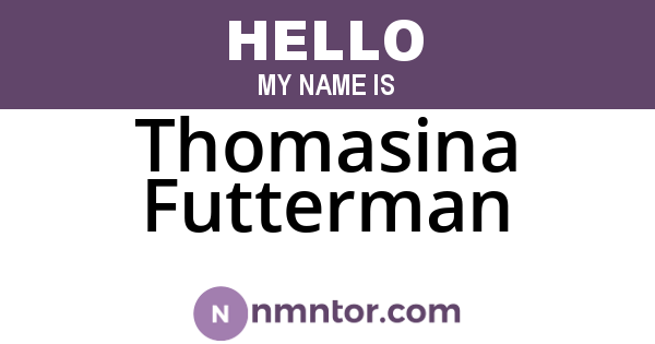 Thomasina Futterman