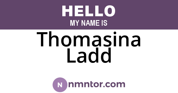 Thomasina Ladd