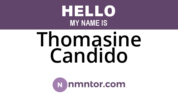 Thomasine Candido