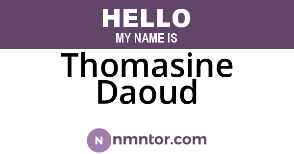 Thomasine Daoud