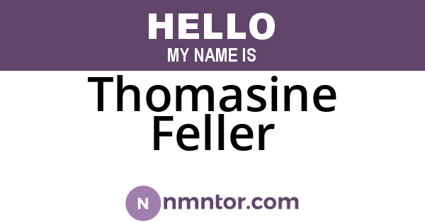 Thomasine Feller