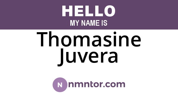 Thomasine Juvera