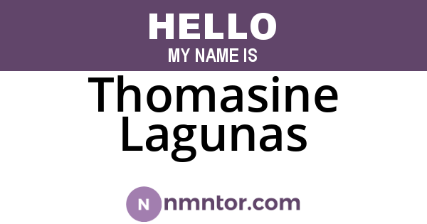 Thomasine Lagunas