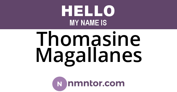 Thomasine Magallanes