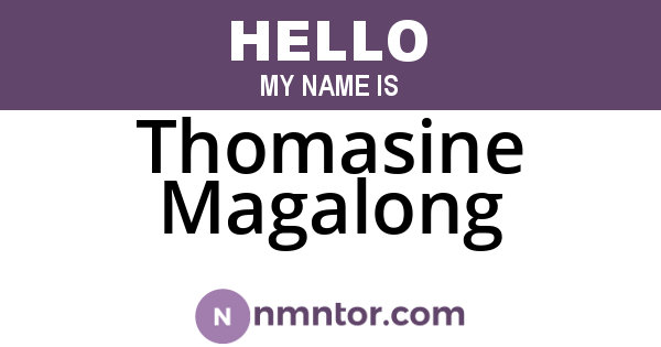 Thomasine Magalong