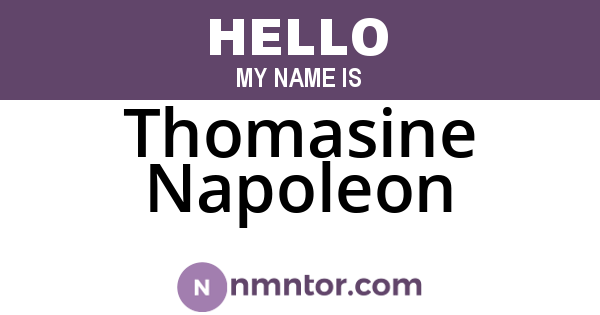 Thomasine Napoleon