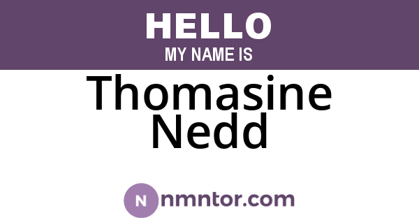 Thomasine Nedd