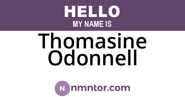 Thomasine Odonnell