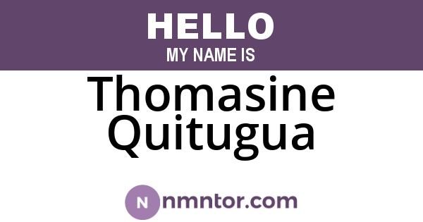 Thomasine Quitugua