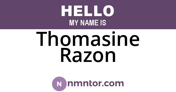Thomasine Razon