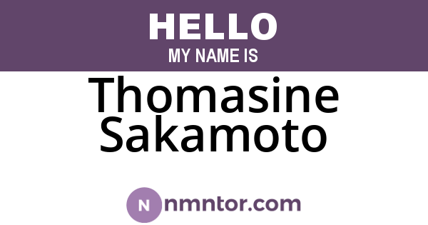 Thomasine Sakamoto