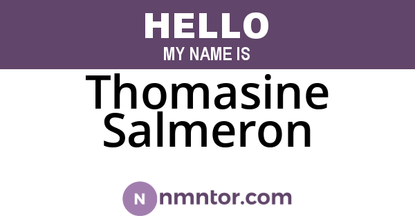 Thomasine Salmeron
