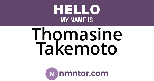 Thomasine Takemoto