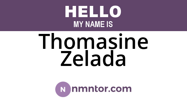 Thomasine Zelada