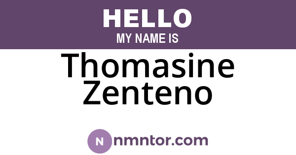 Thomasine Zenteno