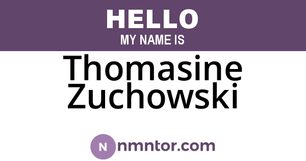 Thomasine Zuchowski