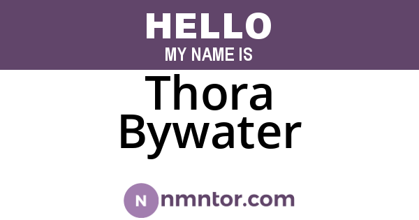 Thora Bywater