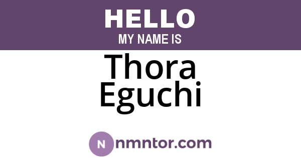 Thora Eguchi