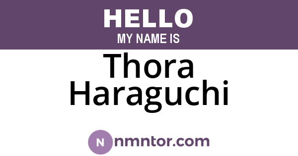 Thora Haraguchi