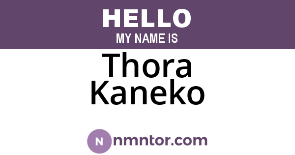 Thora Kaneko