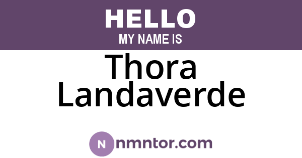 Thora Landaverde