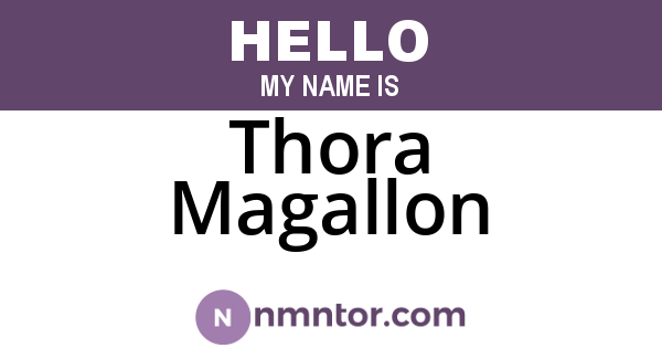 Thora Magallon