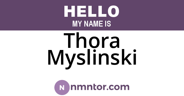 Thora Myslinski
