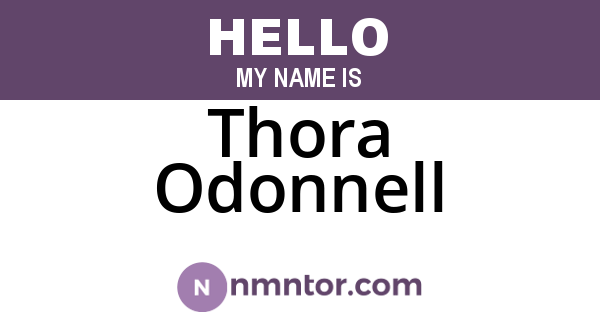 Thora Odonnell
