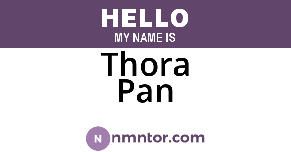 Thora Pan