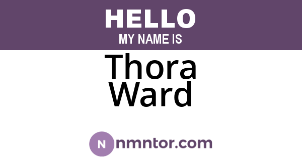 Thora Ward