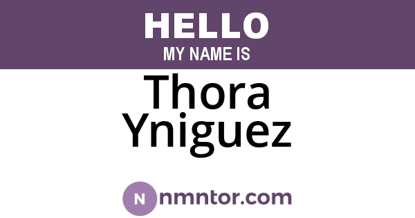 Thora Yniguez